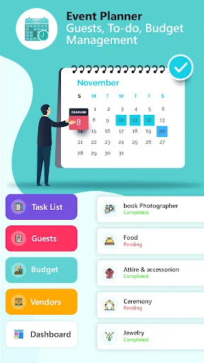Event Planner - Guests, Todo