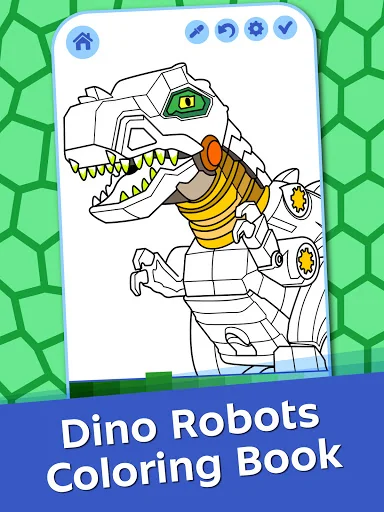 Dino Robots Coloring for Boys