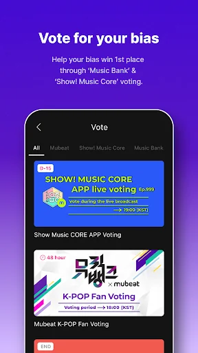 Mubeat for kpop Lovers screenshot 2