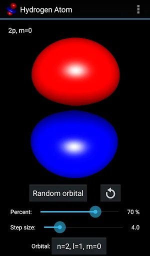 Hydrogen Atom Orbitals screenshot 2