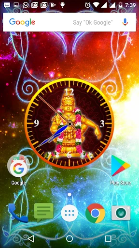 Ayyappa Clock Live Wallpaper