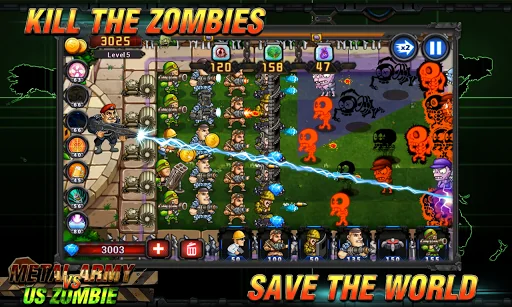 Army vs Zombies :Tower Defense screenshot 3
