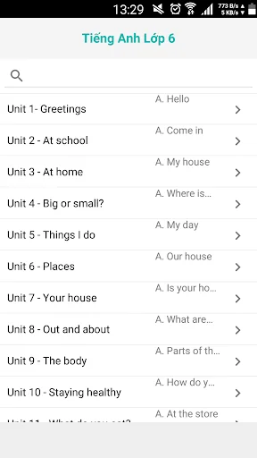 Tieng Anh Lop 6 - English 6