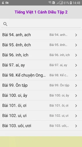 Tieng Viet 1 Canh Dieu - Tap 2