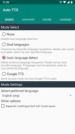 Auto TTS