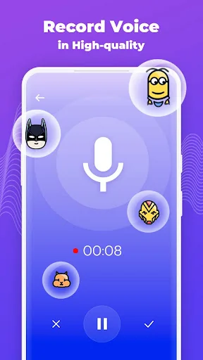 Voice Changer - Voice Editor screenshot 1