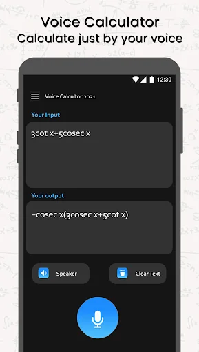 Voice Typing Calculator