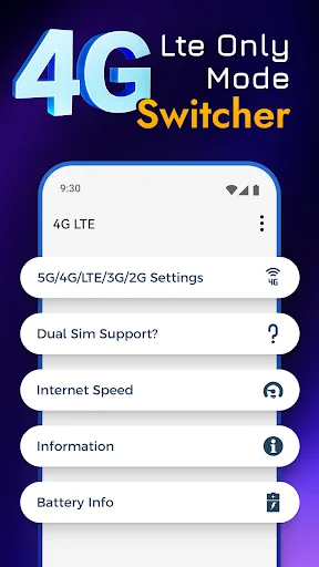 4g Lte Only Mode: 4g Switcher screenshot 1