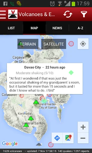 Volcanoes&Earthquakes UPGRADE screenshot 1