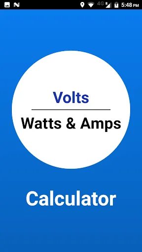 Volts/Watts/Amps Calculator