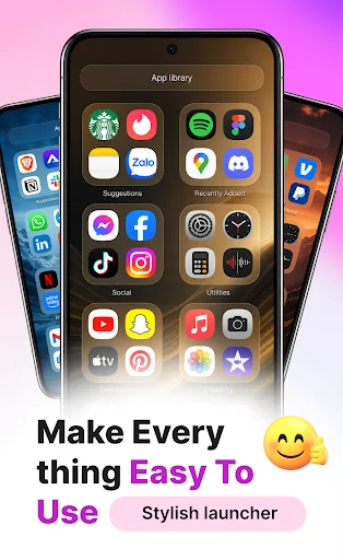 Launcher for iPhone 14 Pro Max screenshot 2