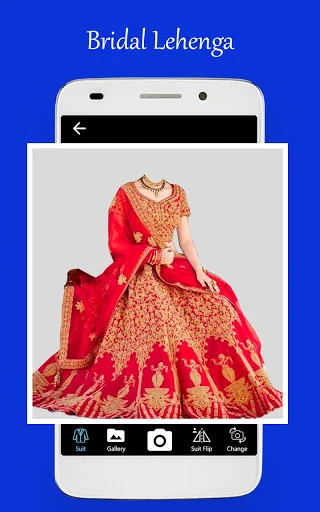 Bridal lehenga wedding dress