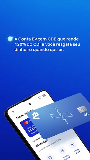 banco BV conta, crédito e mais screenshot 2