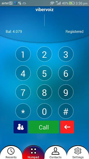Vibervoiz MoSIP screenshot 3