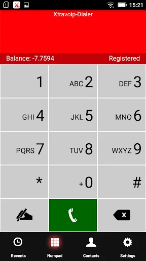 Xtravoip-Dialer screenshot 3