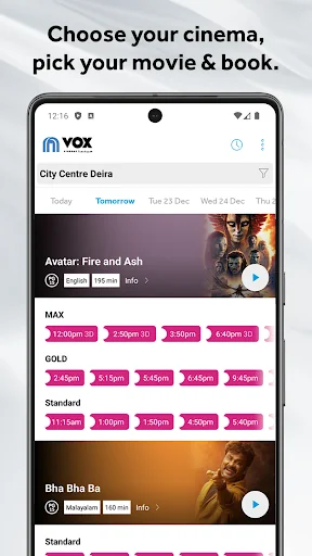 VOX Cinemas screenshot 1
