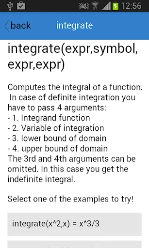Symbolic Calculator screenshot 4