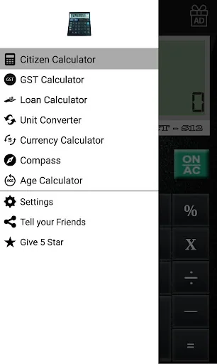 CITIZEN CALCULATOR screenshot 2