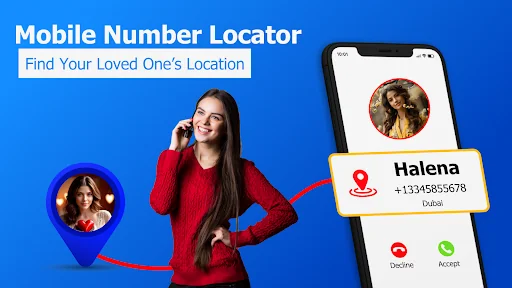 GPS Mobile Number locator App