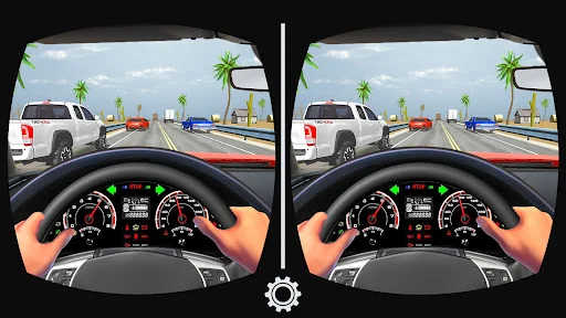 VR Traffic Racing In Car Drive