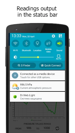 Barometer In Status Bar Lite screenshot 4