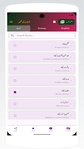 Khawab Ki Tabeer Urdu English
