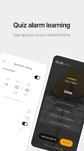 Lockscreen English Word Alarm screenshot 3
