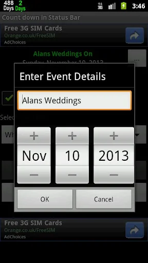Countdown in Status Bar screenshot 4