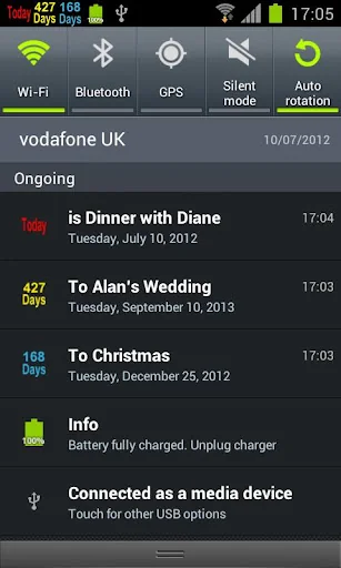 Countdown in Status Bar Pro screenshot 3