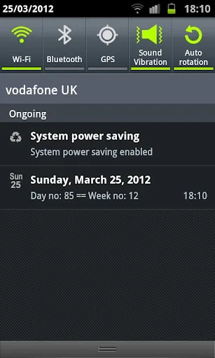 Date in Status Bar Pro screenshot 2