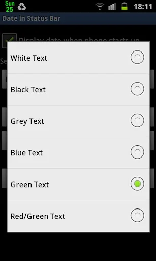 Date in Status Bar Pro screenshot 4