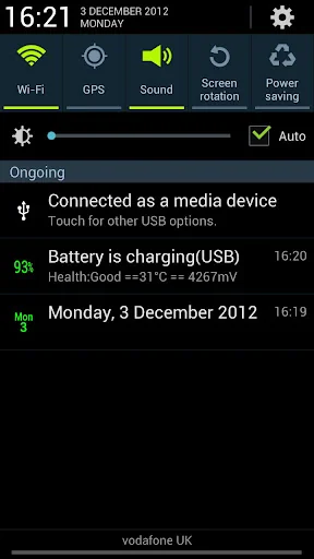 Date in Status Bar HD screenshot 3