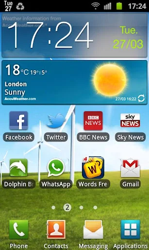 Date in Status Bar screenshot 1