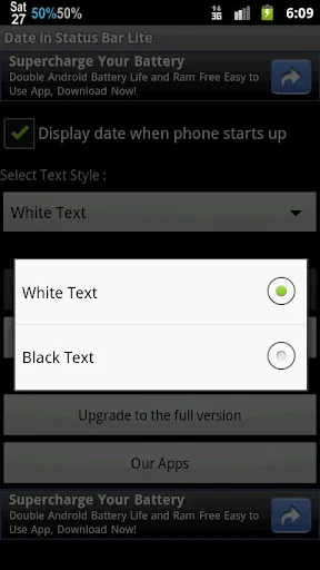 Date in Status Bar screenshot 3
