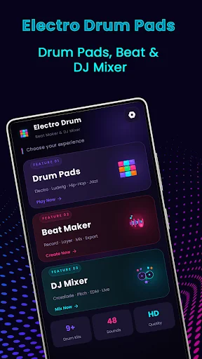 Electro Drum Pads: Beat Maker