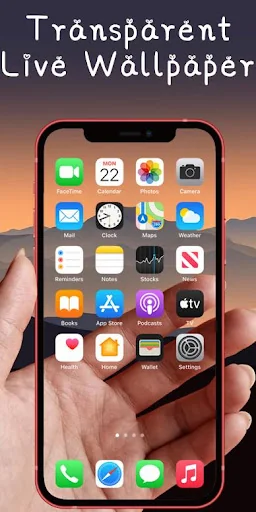 Transparent Live Wallaper screenshot 1