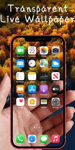 Transparent Live Wallaper screenshot 4