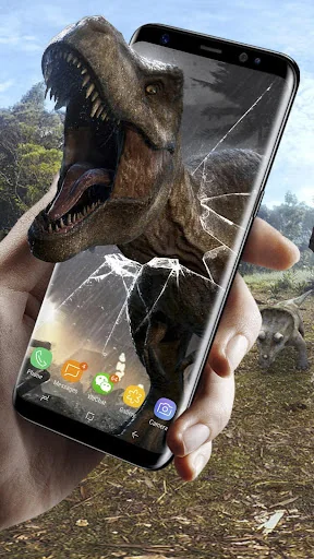 3D Dinosaurs Live Wallpaper screenshot 1