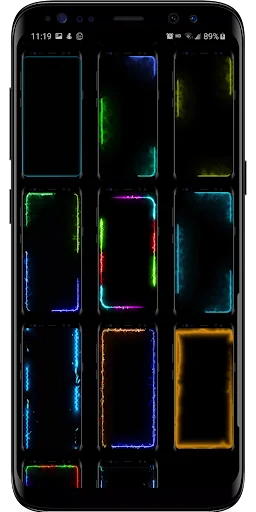 Galaxy Edge Lighting Wallpaper screenshot 1