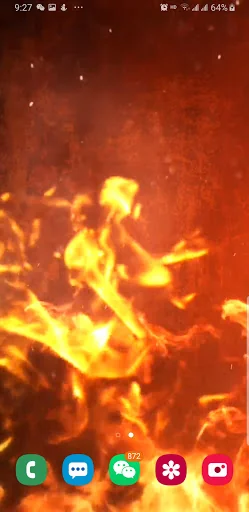 3D Fire Video Live Wallpaper P screenshot 4