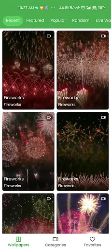 NewYear Fireworks Wallpaper screenshot 2