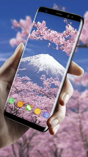 Romantic Sakura 3D Live Wallpa screenshot 1