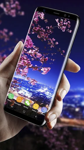 Romantic Sakura 3D Live Wallpa screenshot 2