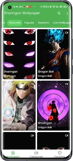 Sharingan Live Wallpaper screenshot 2