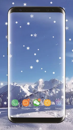 Winter snow Live Wallpaper screenshot 4