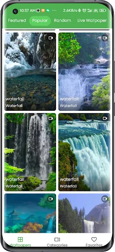 3D Waterfall Live Wallpaper screenshot 4