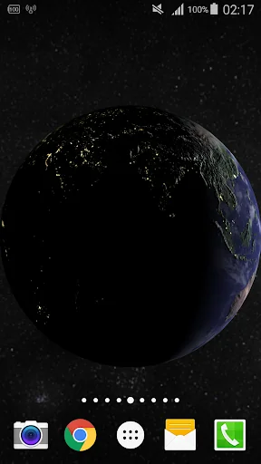3D Earth Live Wallpaper PRO HD screenshot 1