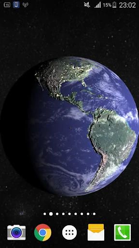 3D Earth Live Wallpaper PRO HD screenshot 2