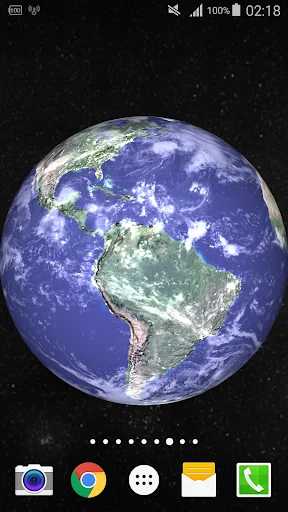 3D Earth Live Wallpaper PRO HD screenshot 3