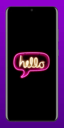 Glowing Neon Wallpaper 4K